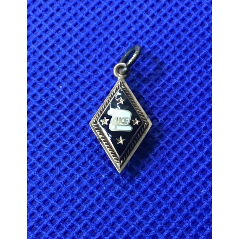 Antique Delta Kappa Epsilon Badge 10k Gold DKE Deke Greek Fraternity Pendant